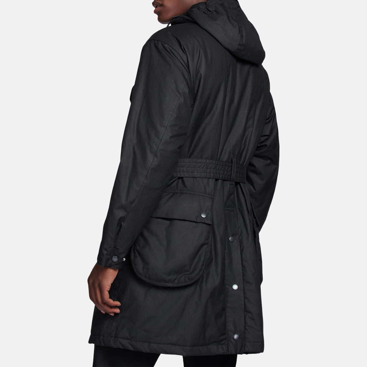 Barbour international　バーク Barbour International Enduro Quilted Fur Hooded Jacket