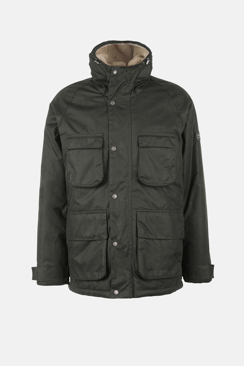 Tantallon Wax Jacket Sage by Barbour International Men WP Store