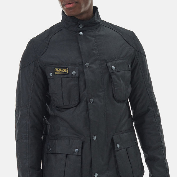 MLVINCE WAX TRUCKER JACKET – BLACK L（MLVINCE WAX TRUCKER