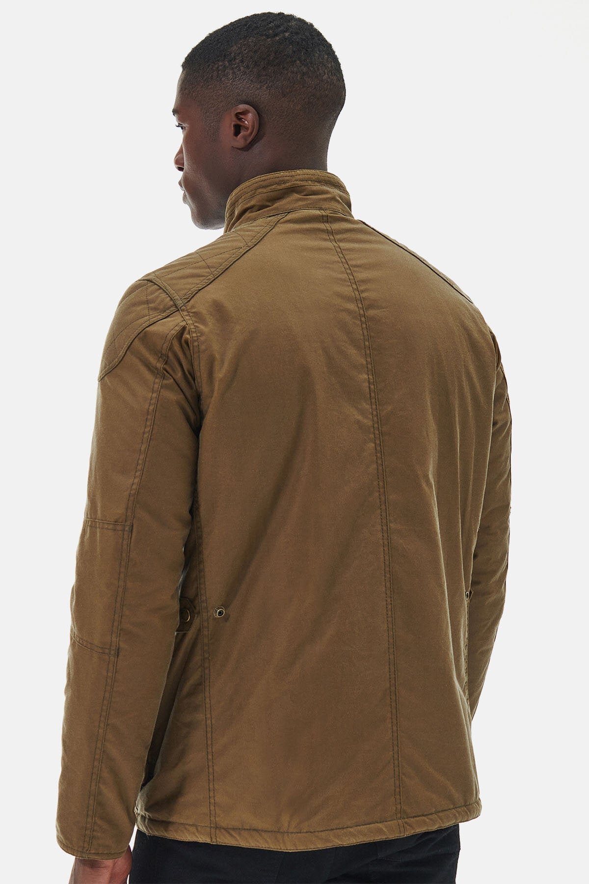 Winter Lockseam Wax Jacket Sand by Barbour International | Men