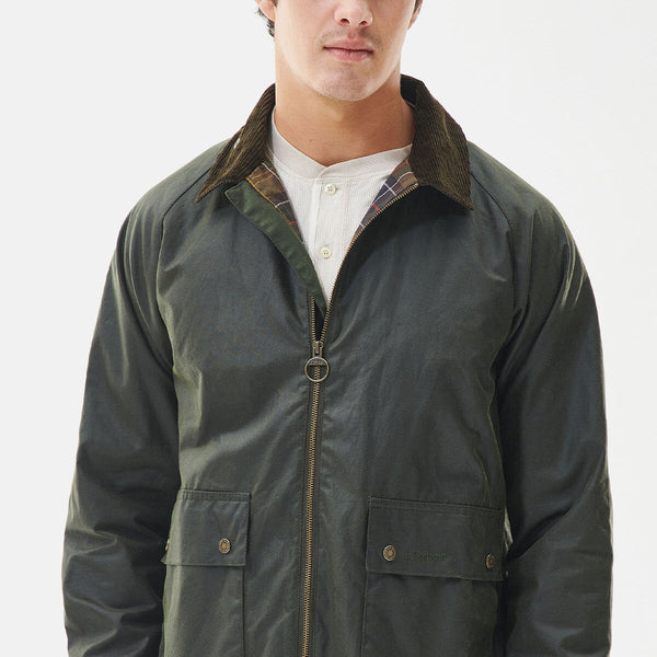 Bedale Short Wax Jacket Fern by Barbour | Men | WP Store