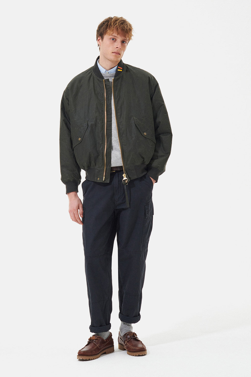 【最安値】Barbour バブアー JBS Flight jacket オリーブ JBS Wax Flight Jacket Archive olive by Barbour | Men | WP Store