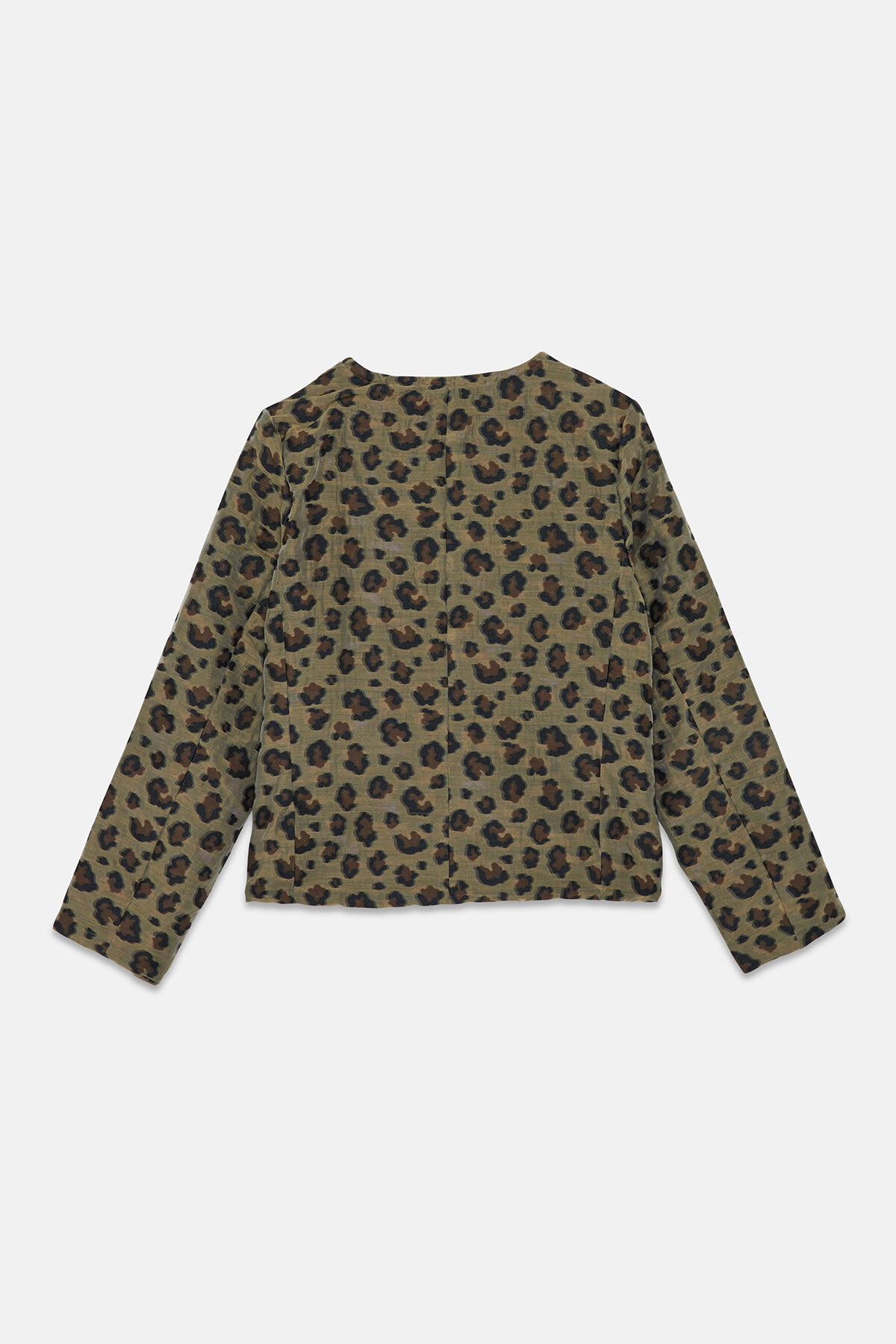 C.C. Leopard animal print Jacket Khaki by Needles | Women | WP Store