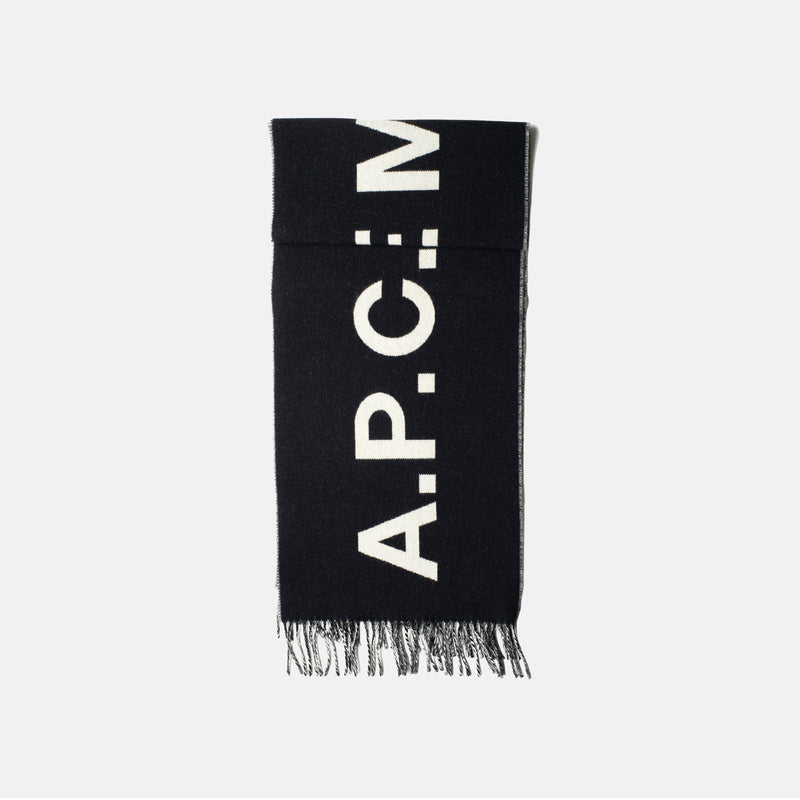 Scarf with A.P.C. logo