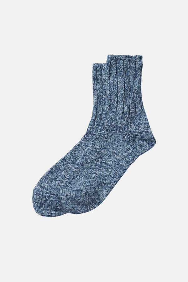 Medium length ice-blue socks
