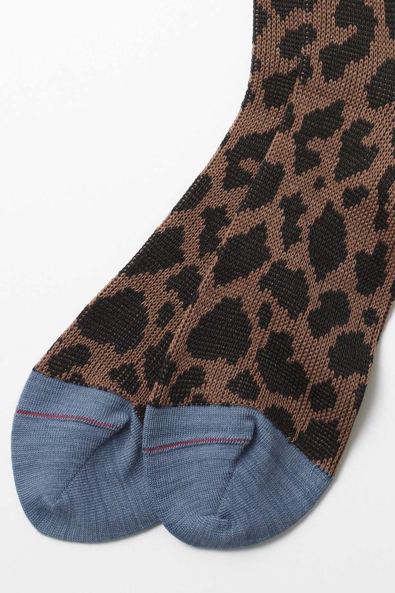 Leopard Crew Socks