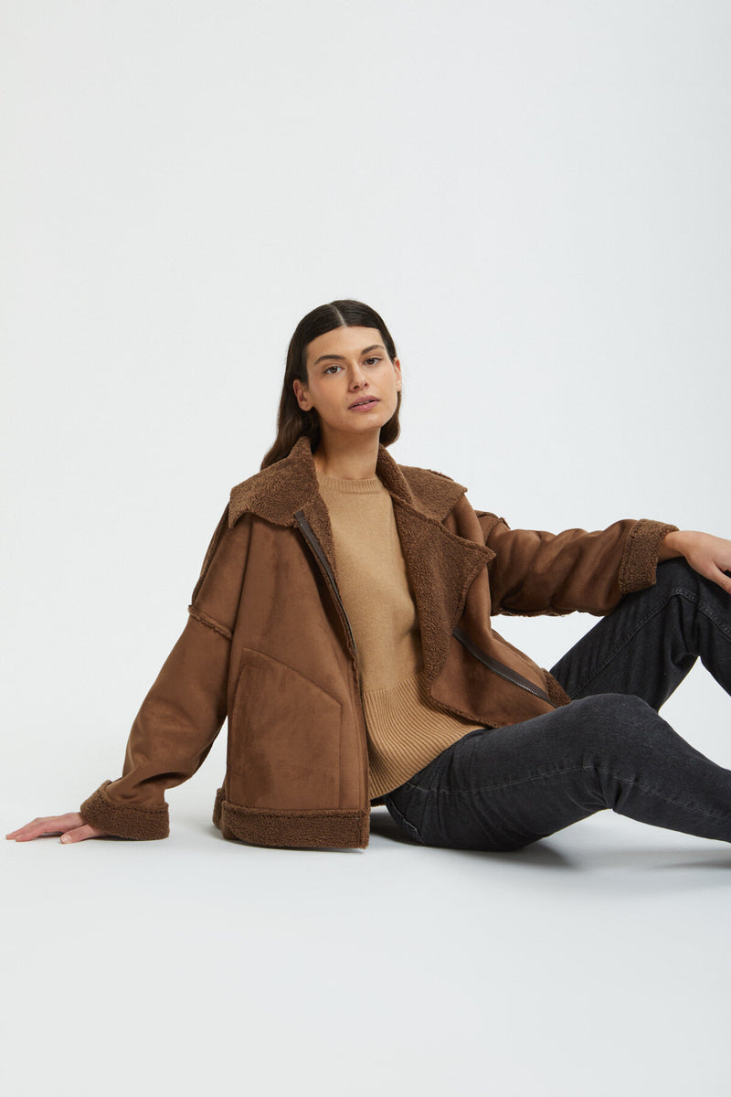 Giacca Eco-Shearling