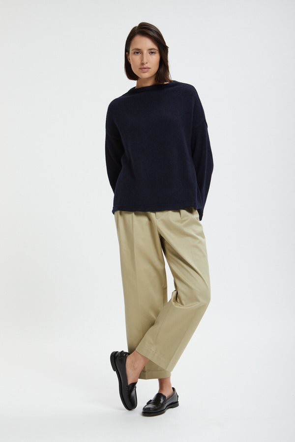 Double Pleat Chino Trousers