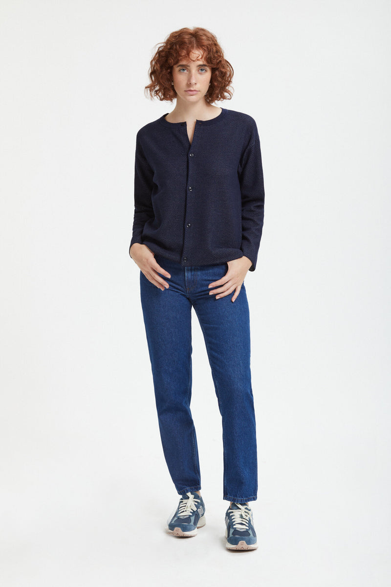 Mesh Kodenshi Cardigan