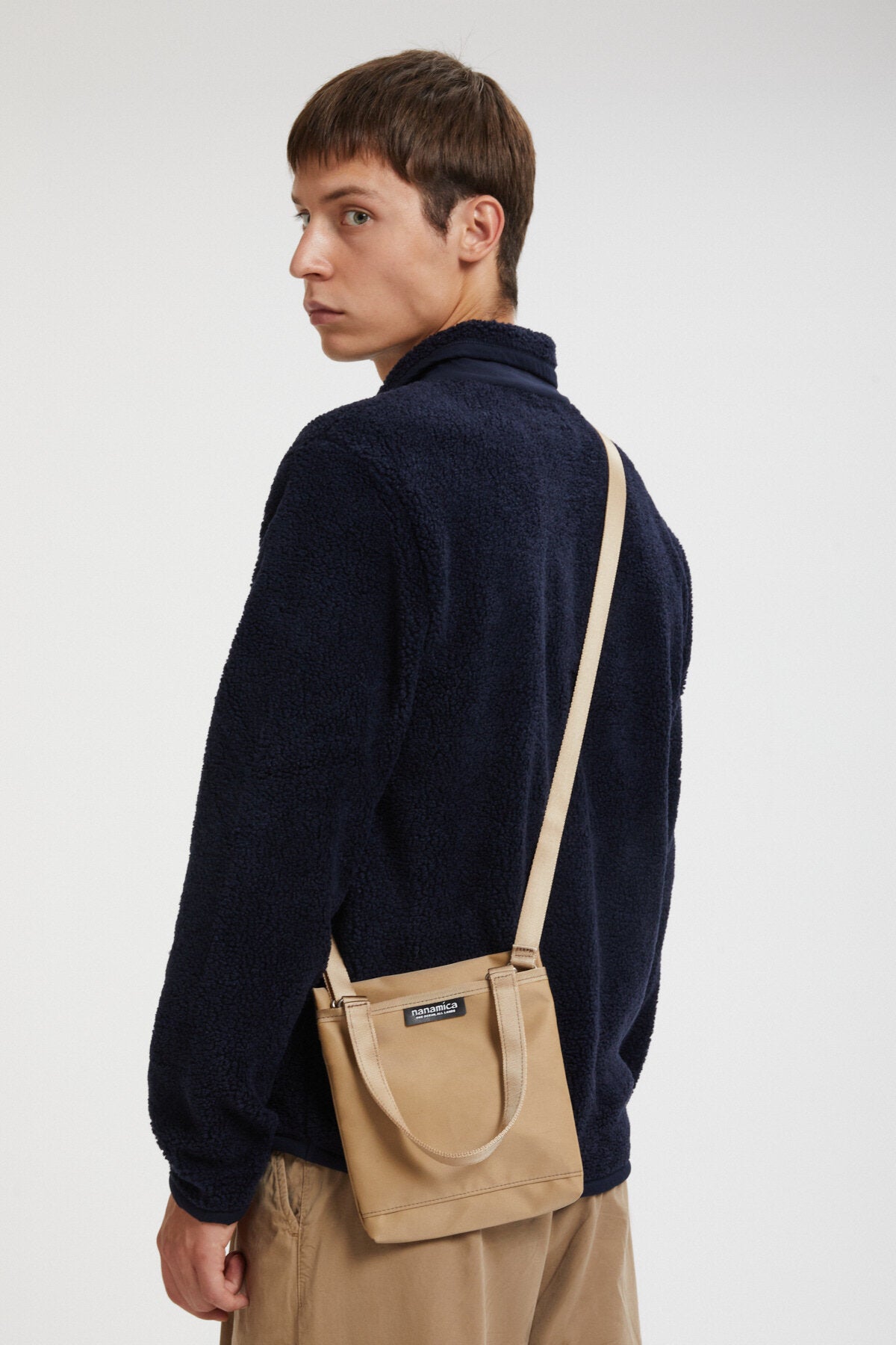 Water Repellent Shoulder Bag Beige by Nanamica | Men | WP Store