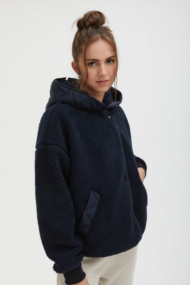 W'S Sherpa Full Zip Hoodie