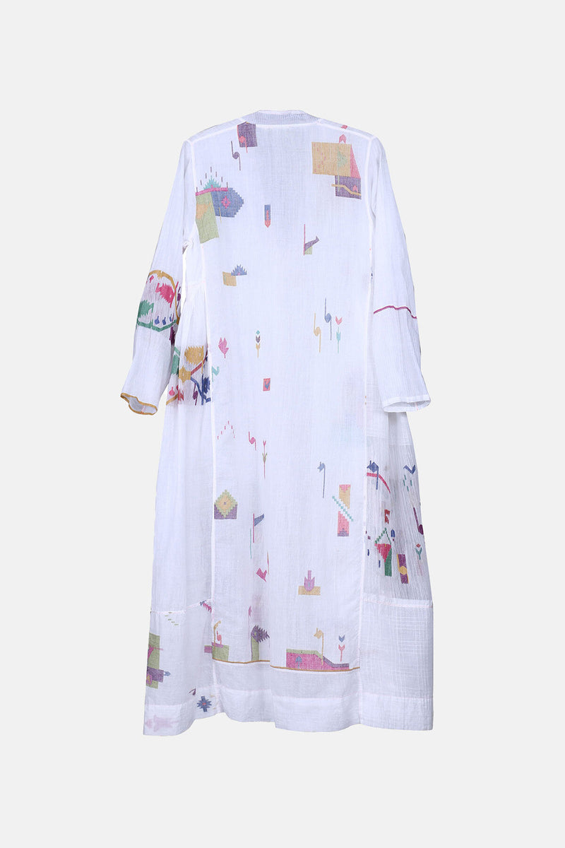 Abito in cotone jamdani