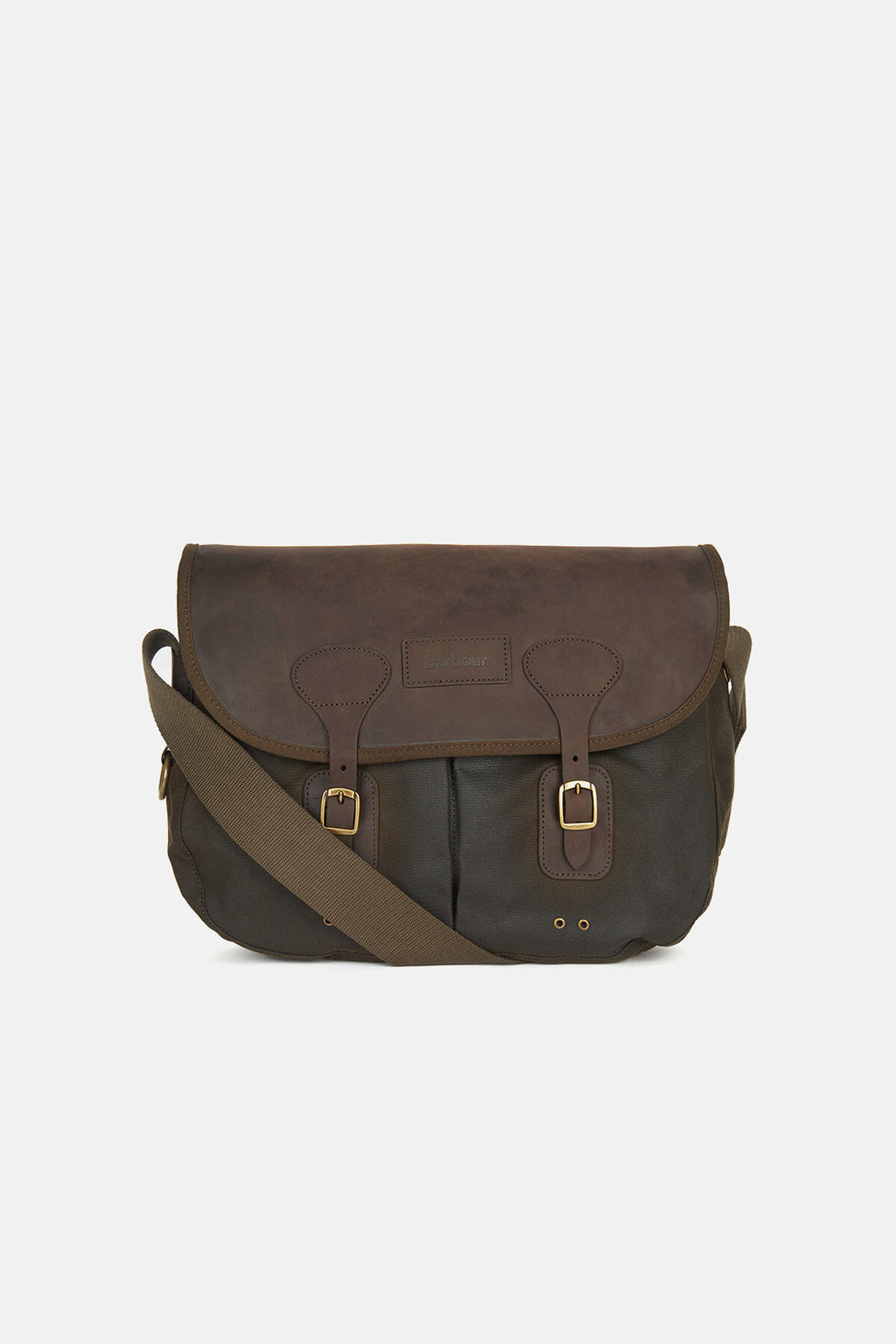 Wax Leather Tarras Bag Olive by Barbour | Men | WP Store