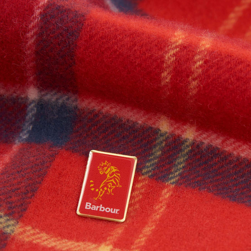 Sciarpa in lana di agnello in tartan