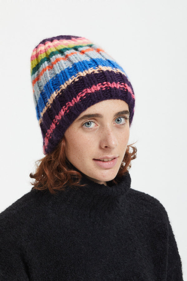 Cappello di lana a righe Anthea